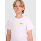 Boys' t-shirt with print 4F 4FJWAW25TTSHM2417-10S *Kategoria tymczasowa Your Sports Performance