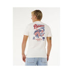 Men's T-shirt RIP CURL Desti Animals Tee white