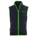 Trollkids Kids Arendal Vest Navy/Viper Green (134-100) Trollkids