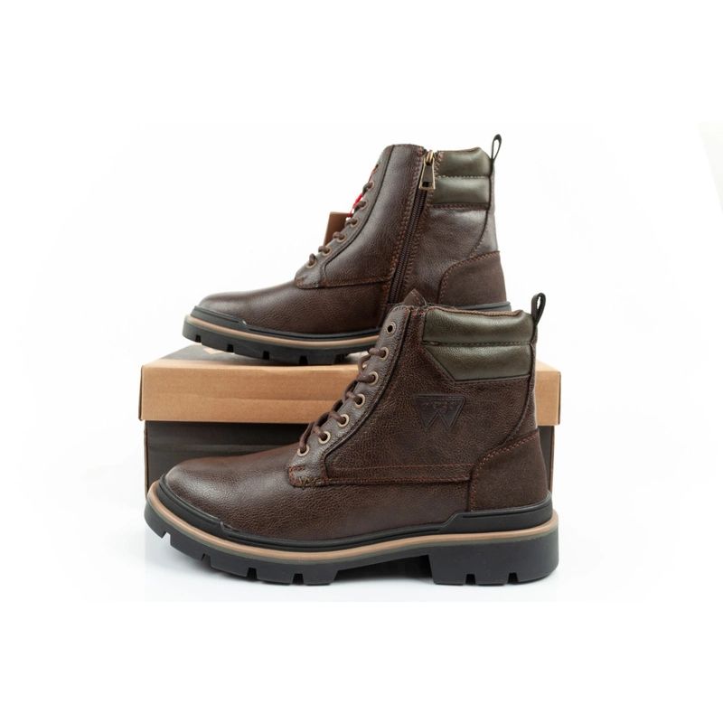 Wrangler Nevada men's boots Chelsea boots elegant fashionable dark brown In preparation Your Sports Performance