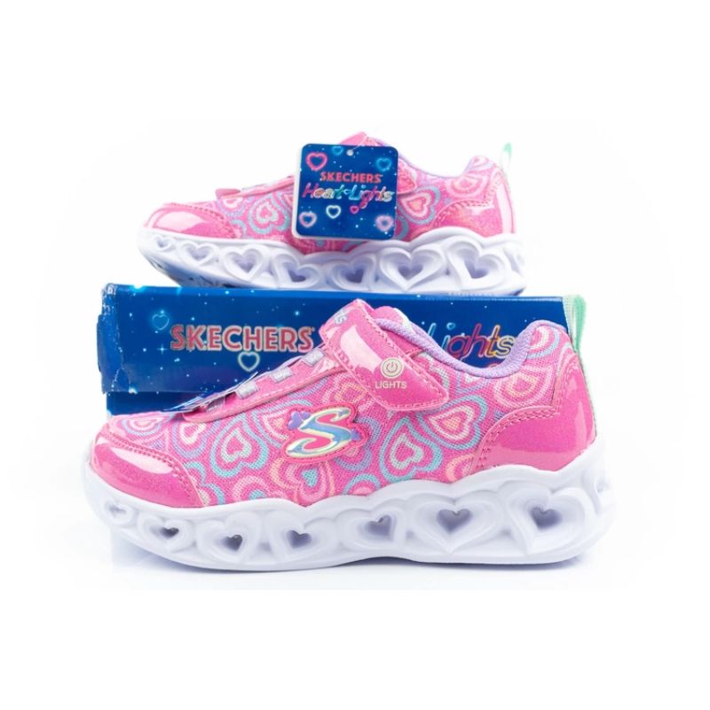 Skechers S Lighs-Heart comfortable LED sports shoes for girls In preparation Your Sports Performance