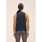 CASALL Women's Laser Mesh Flow Tank Black