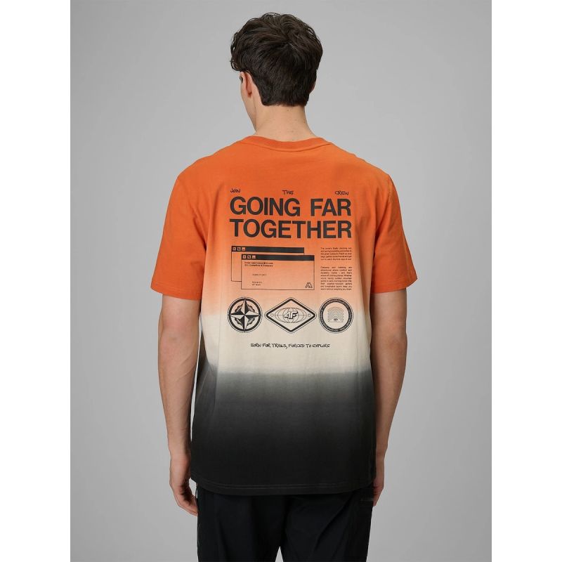 Men's relaxed T-shirt with print 4F 4FRSS26TTSHM3815-70A 4f