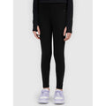 Girls' leggings with a shiny print 4F 4FJWAW26TTIGF313-20S