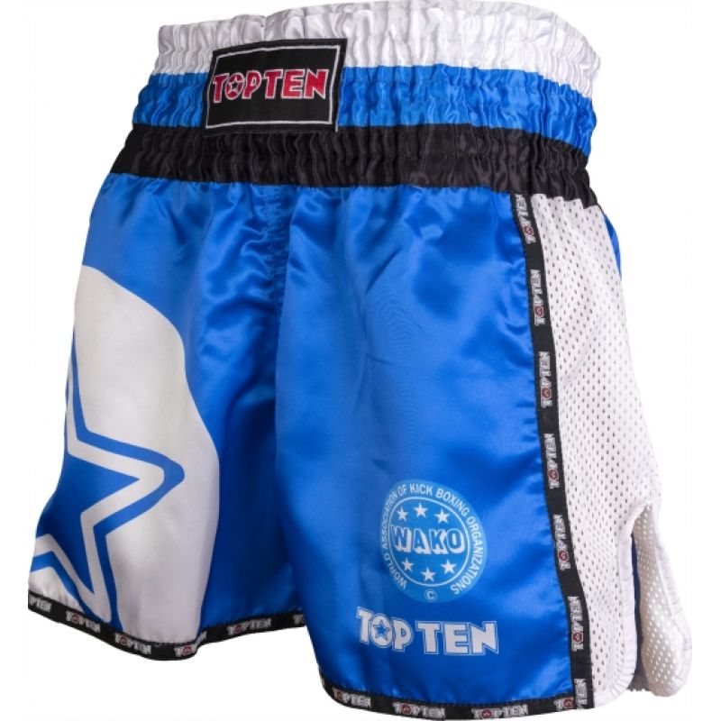 Kickboxing shorts Top Ten "Wako Star" M 0418641-02M Clothing/martial arts/Top Ten Your Sports Performance