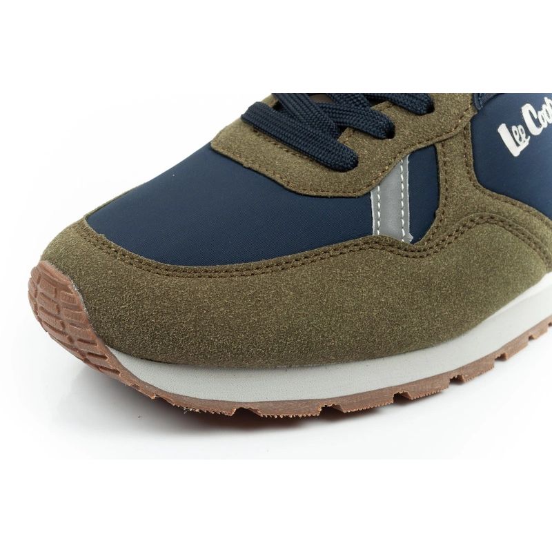 Lee Cooper men's sneakers, fashionable, comfortable, durable, navy blue, khaki Lee Cooper