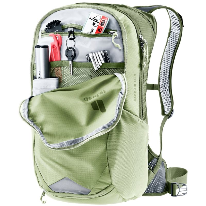 Deuter Race Air 14 + 3 cycling backpack, mineral/glove Bagaż/Plecaki Your Sports Performance