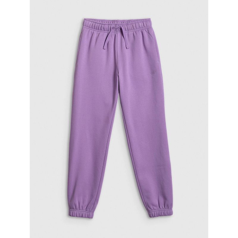 Girls' jogger sweatpants 4F 4FJRSS26TTROF1795-12S