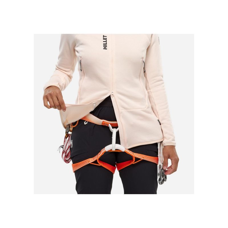 MILLET Fusion Grid Hoodie in Light Pink
