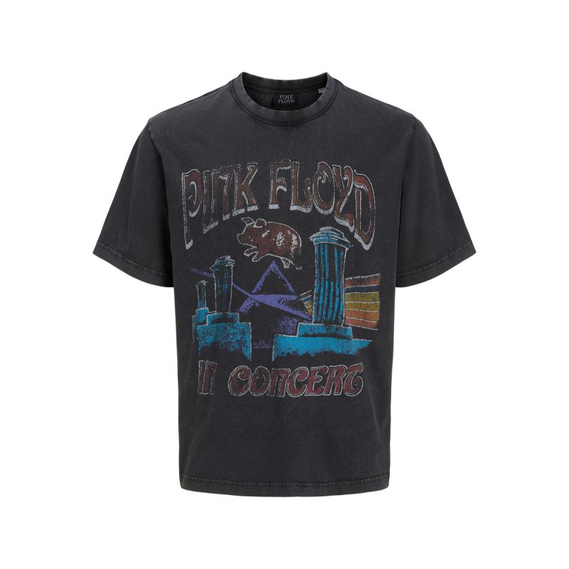 Jack&Jones t-shirt Pink Floyd TEE SS CN STYD 12290792 BLACK To be categorized Your Sports Performance