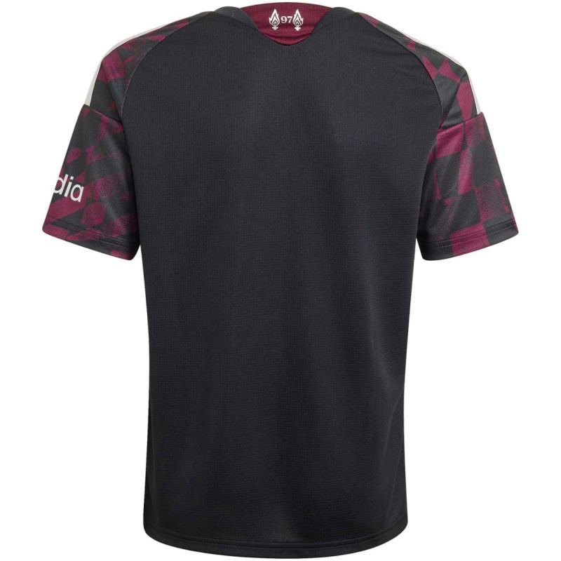 adidas Liverpool FC 26/27 Third Jersey Kids' Shirt Black and Pink KB8284