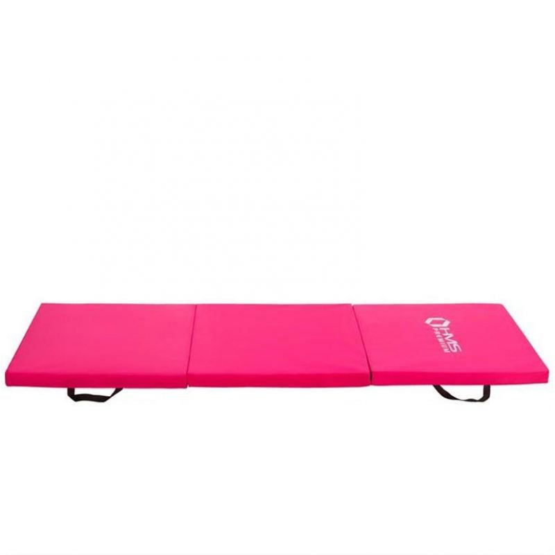 Folding gymnastic mattress pink 1800x600x500mm HMS MGS02 In preparation Your Sports Performance