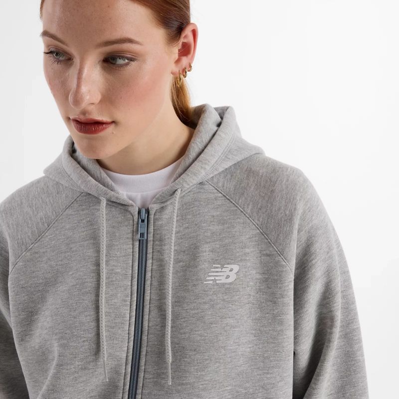 New Balance Sport Fleece Logo Full Zip Sweatshirt W WJ43525AG Clothing/Lifestyle/New Balance New Balance