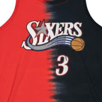 Mitchell & Ness NBA Philadelphia 76ers Allen Iverson Tie Dye Cotton Tank - TTNK3206-P76YYAIVRDBK Koszulki NBA Your Sports Performance
