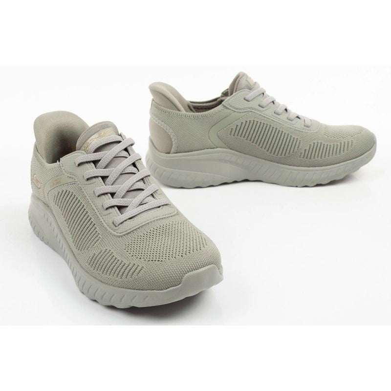 Skechers Bobs Squad women's slip-on sneakers olive