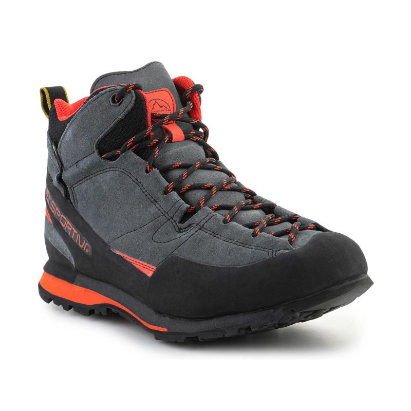 La Sportiva Boulder X Mid Gtx Carbon Flame M 17E900304 shoes Footwear/Outdoor/La Sportiva Your Sports Performance