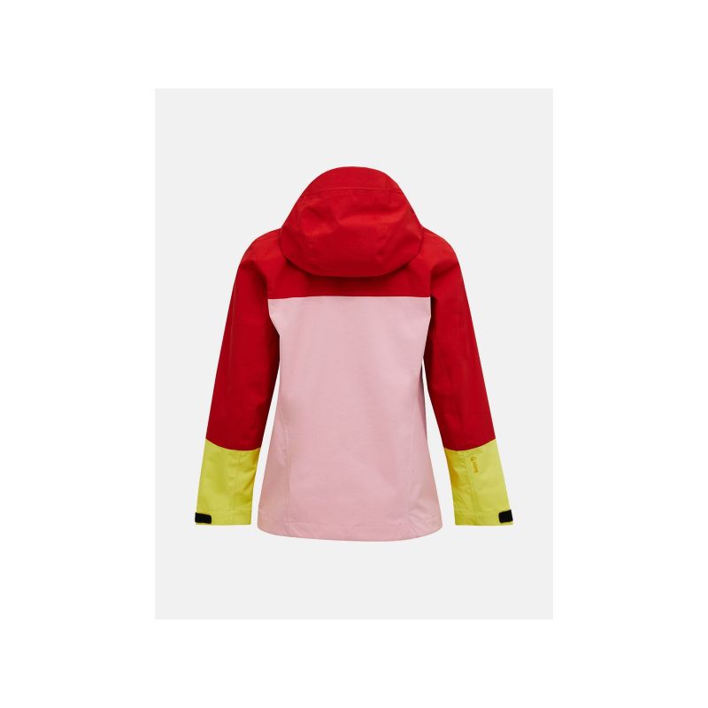 Women's PEAK PERFORMANCE W Trail Hipe 2.5L Shell Jacket, Red