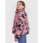 Girls' down jacket with synthetic filling 4F 4FJRAW25TDJAF0748-54A