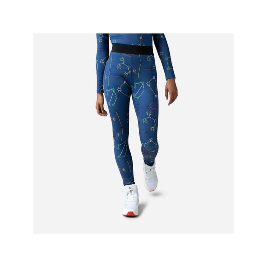 Rossignol W Booster Tights Leggings Blue Import z PMSport Your Sports Performance