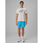 Men's regular printed T-shirt 4F 4FRSS26TTSHM4295-11S