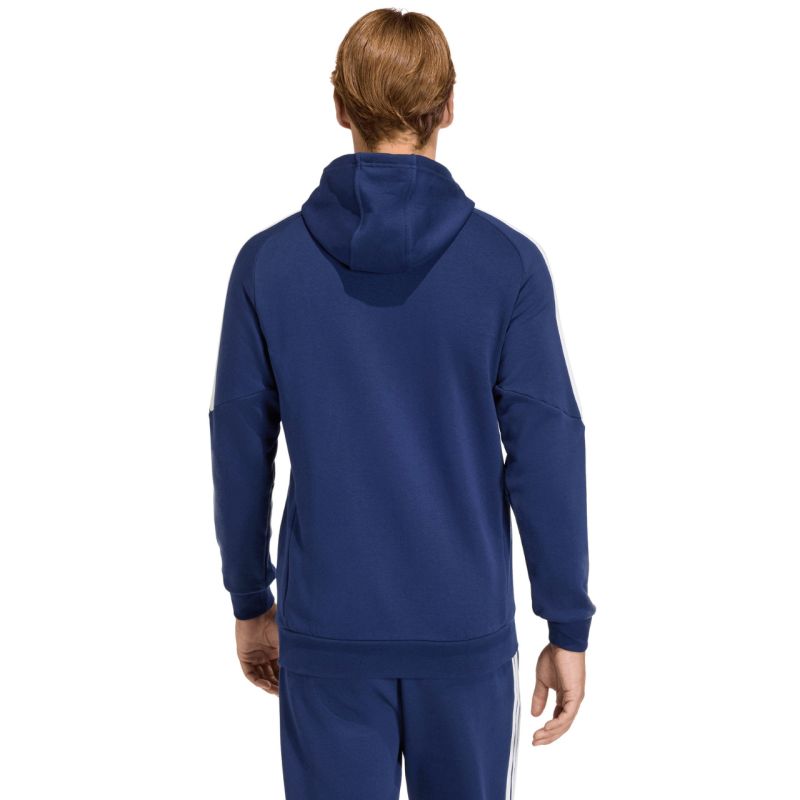 Men's adidas Tiro 26 League Sweat Full Zip Hoodie Navy Blue KF3320