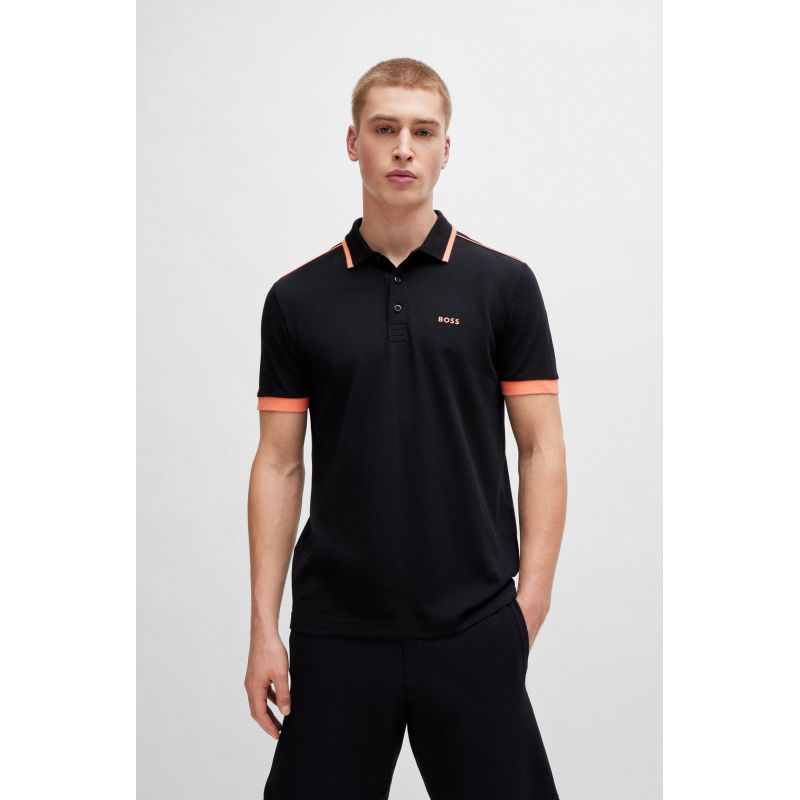 BOSS Paddy 1 NERO Men's Polo Shirt Regular Fit Black (50512995-001) Boss