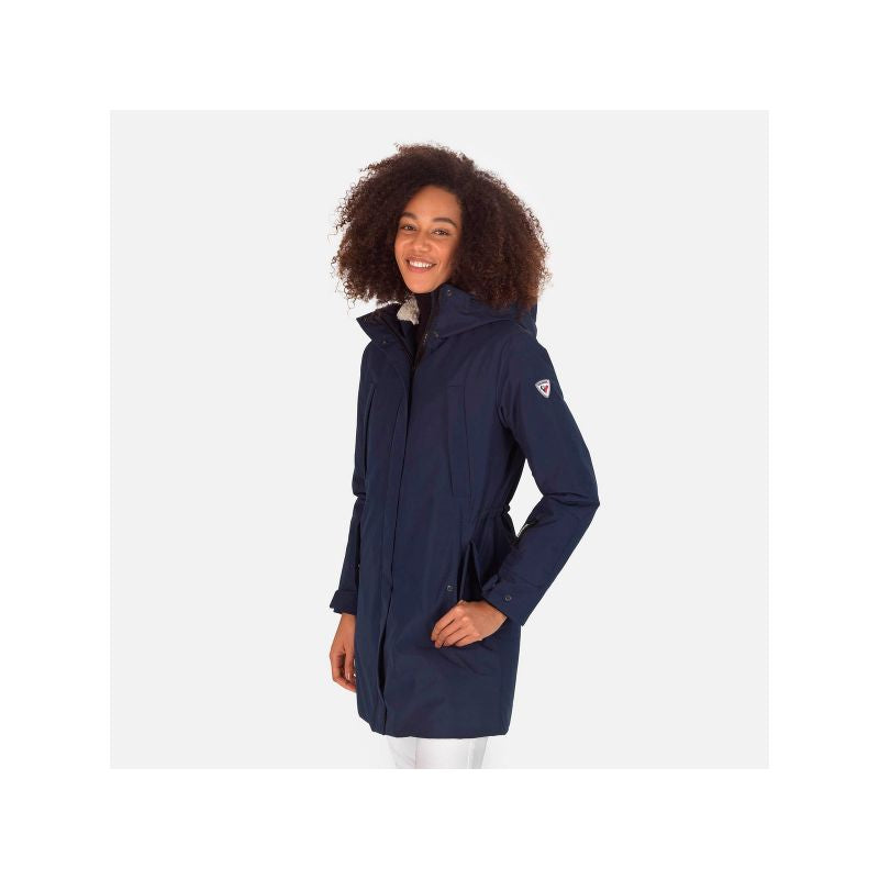 ROSSIGNOL W Parka Coat Navy Blue Import z PMSport Your Sports Performance