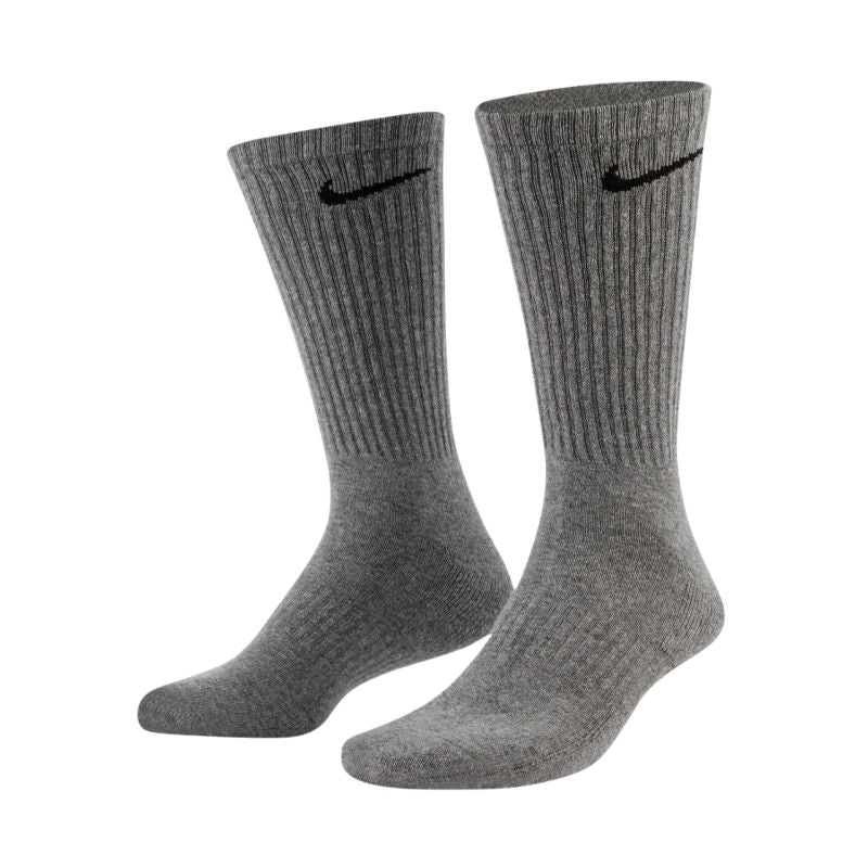Nike Everyday Cush Crew Socks, 6 Pairs, Grey SX7666 064