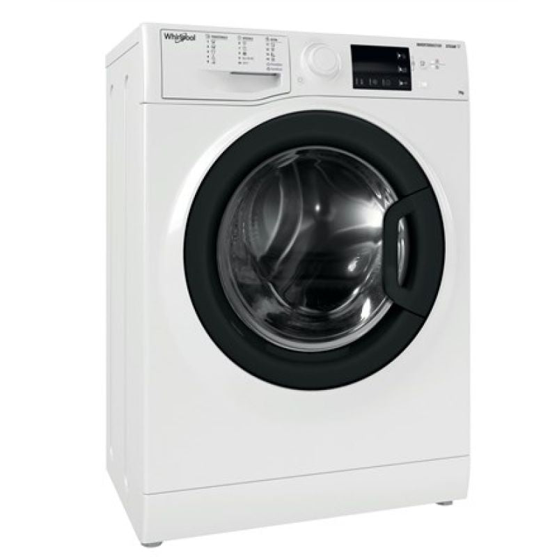 Whirlpool washing machine | WRSB 7259 WB EU | Energy efficiency class B | Front-loading | Washing capacity 7 kg | 1200 rpm | Depth: 43.5 cm | Width 59.5 cm | Display | LED | Steam function | White AGD - Produkty/Pralki wolnostojące Your Sports Performance