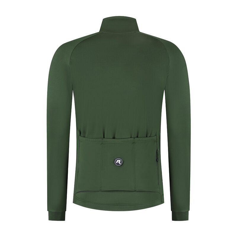 Rogelli ESSENTIAL II green long sleeve t-shirt XL Rogelli/Rower/Men/Koszulki Długi Rękaw Your Sports Performance