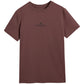 Men's T-shirt 4F M2961 dark brown 4FWAW25TTSHM2961 80S In preparation Your Sports Performance