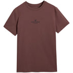 Men's T-shirt 4F M2961 dark brown 4FWAW25TTSHM2961 80S In preparation Your Sports Performance