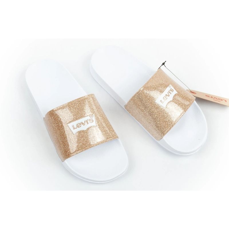 Levi's women's sports slippers comfortable glitter shoes fashionable Levis