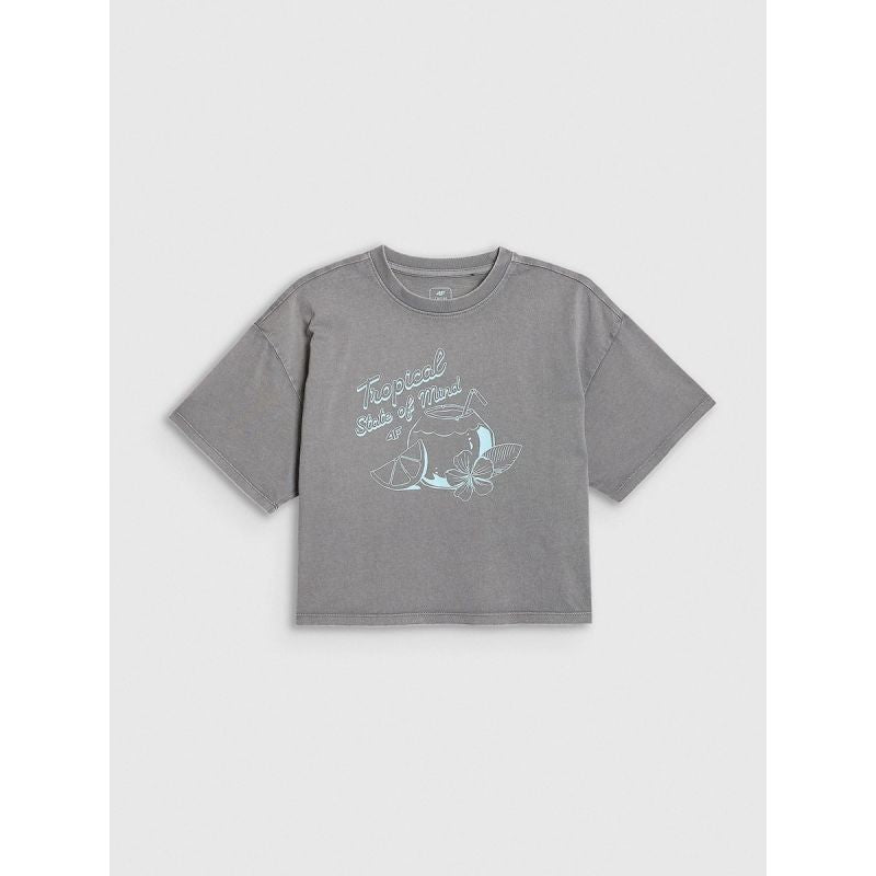 Girls' cotton T-shirt 4F 4FJRSS26TTSHF3983-25S