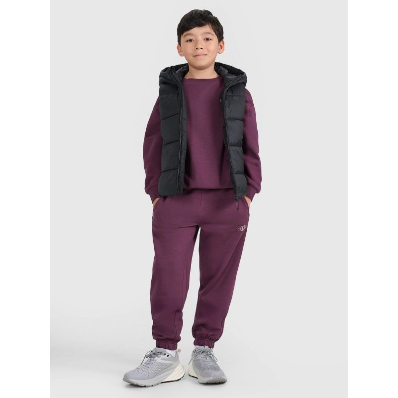 Children's down vest with synthetic filling 4F 4FJRAW25TVJAU331-20S *Kategoria tymczasowa Your Sports Performance