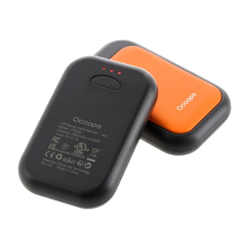 Ocoopa UT4 orange/black electric heater Akcesoria sportowe i turystyczne/Ogrzewacze do rąk Your Sports Performance