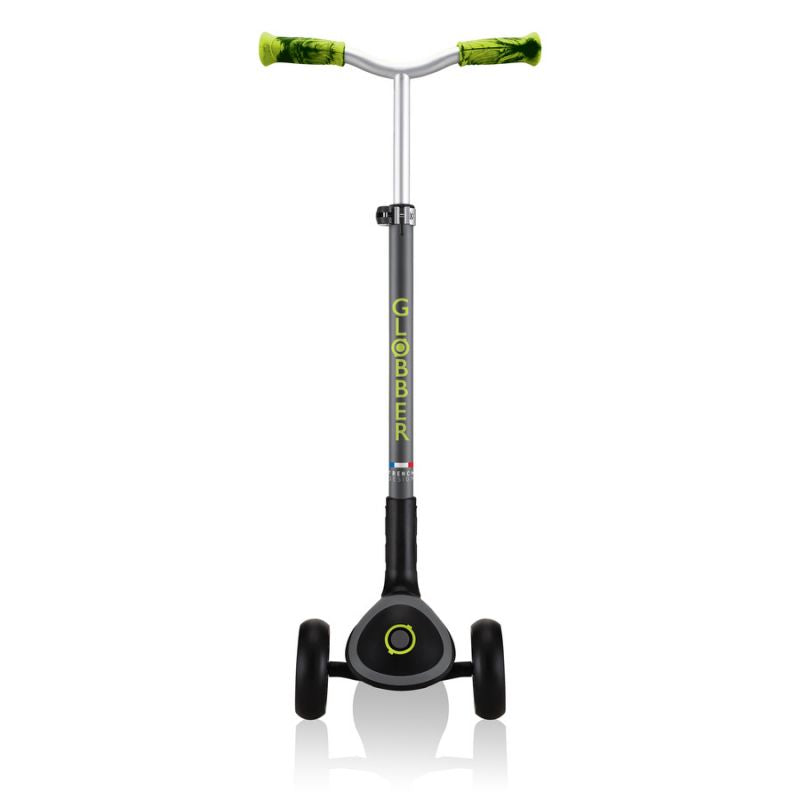 Globber Master Prime 3-Wheel Scooter / Black - Lime Green 664-106 Accessories/Skating/Hulajnogi Your Sports Performance