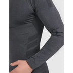 Seamless thermal ski underwear with quick-drying finish - men's longsleeve 4F 4FWAW26USEAM311-21M
