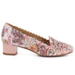 Women's openwork high-heeled shoes, multicolor Potocki 26-12393 Potocki