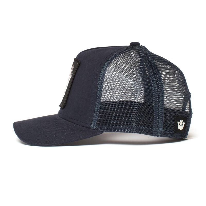Goorin Bros. Lone Wolf Animal Farm Trucker Cap - 101-0389-NVY Odzież/Czapki/Czapki z daszkiem Your Sports Performance