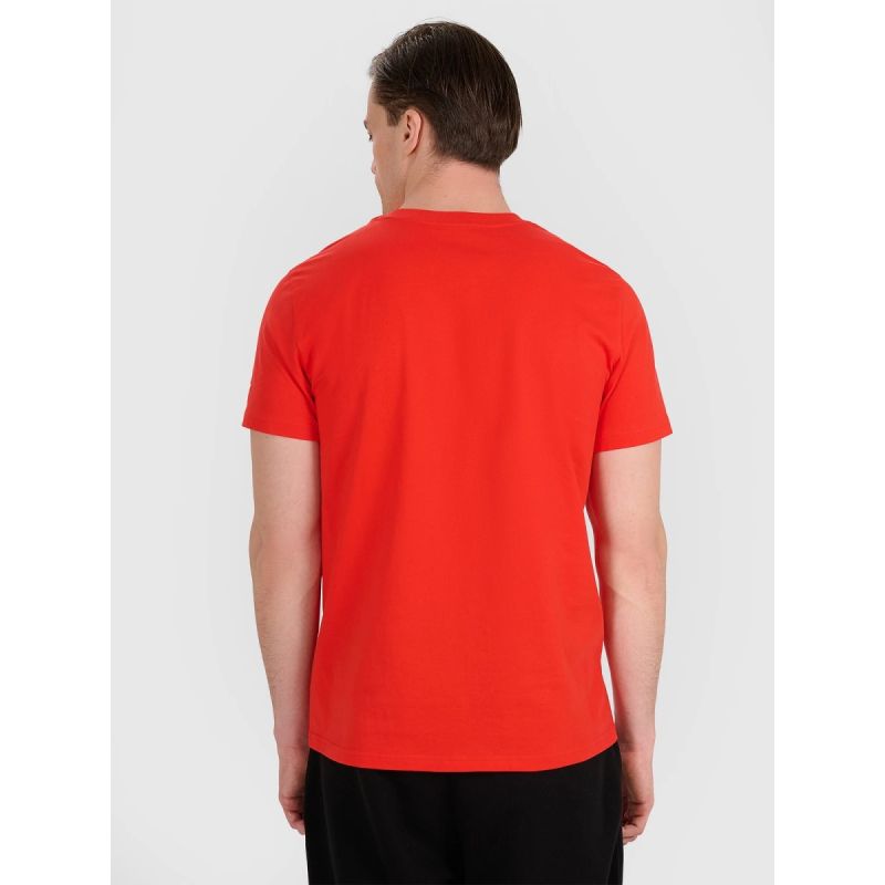 Men's regular t-shirt with volleyball print 4F 4FRAW25TTSHM3236-62S 4f