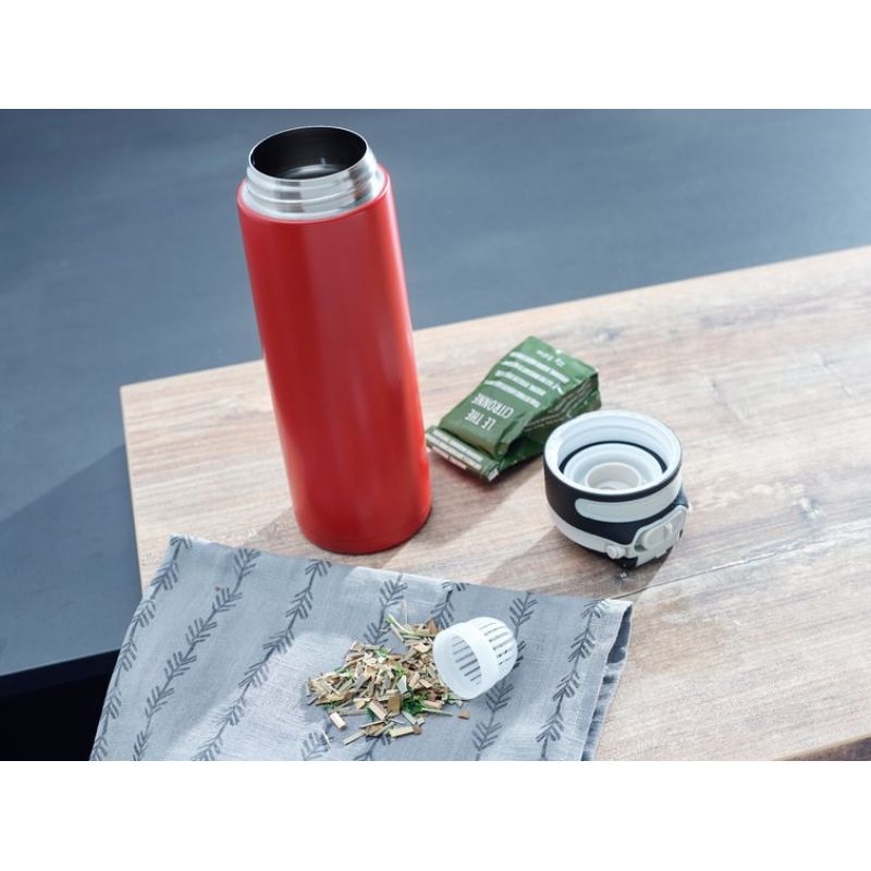 Flip thermal mug 600 ml, red 3273 LEIFHEIT AGD - Produkty/Termosy i kubki termiczne Your Sports Performance