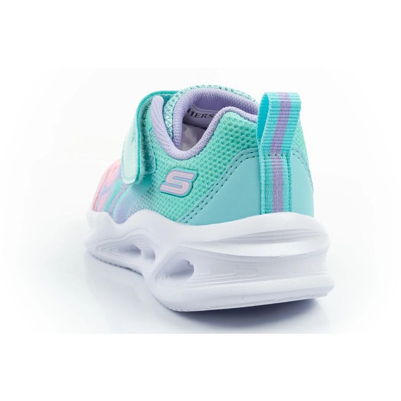 Skechers Color Breeze LED Children's Sports Shoes for Girls Turquoise Skechers
