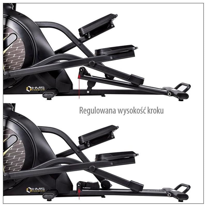 HMS H1802 magnetic elliptical trainer In preparation Your Sports Performance