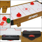 TABLE GAME AIR HOCKEY 60x32.5x14CM WOODEN ENERO Accessories Your Sports Performance