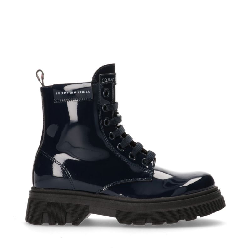 Tommy Hilfiger Lace Up Bootie Blue W T4A5-33040-0775800-800 Footwear/Lifestyle/Tommy Hilfiger Tommy Hilfiger