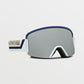 Volcom GARDEN DARK BLUE OFF WHITE SKY/SILVER CHROME snowboard goggles (VG0122106) Accessories/Skiing/Gogle/Volcom Your Sports Performance