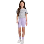 Girls' shorts 4F CAS F028 purple 4FJWSS26TSTIF028 51S