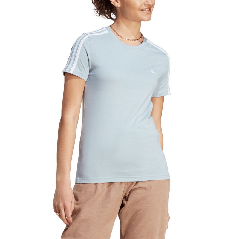 adidas Essentials Slim 3-Stripes Tee W IM2788 Clothing/Football Adidas