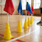 23 CM CONE WITH HOLES YELLOW Sport Your Sports Performance